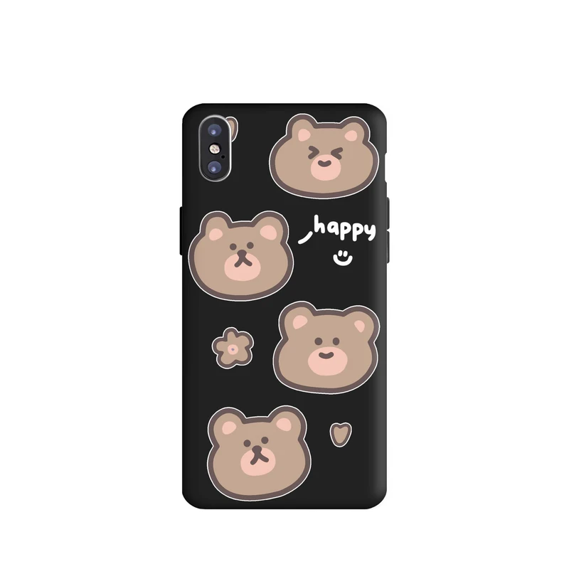 کاور طرح خرس های کیوت کد f3813 مناسب برای گوشی موبایل اپل iphone X / XS