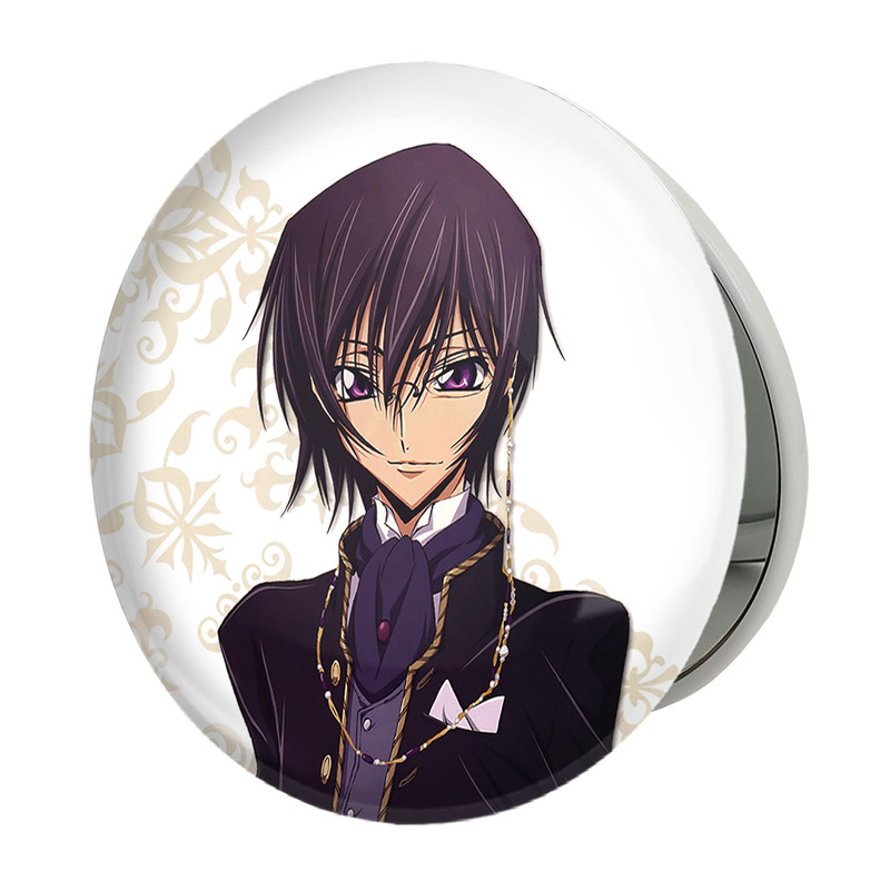 آینه جیبی خندالو طرح لولوش وی بریتانیا انیمه کد گیاس Code Geass مدل تاشو کد 13076 