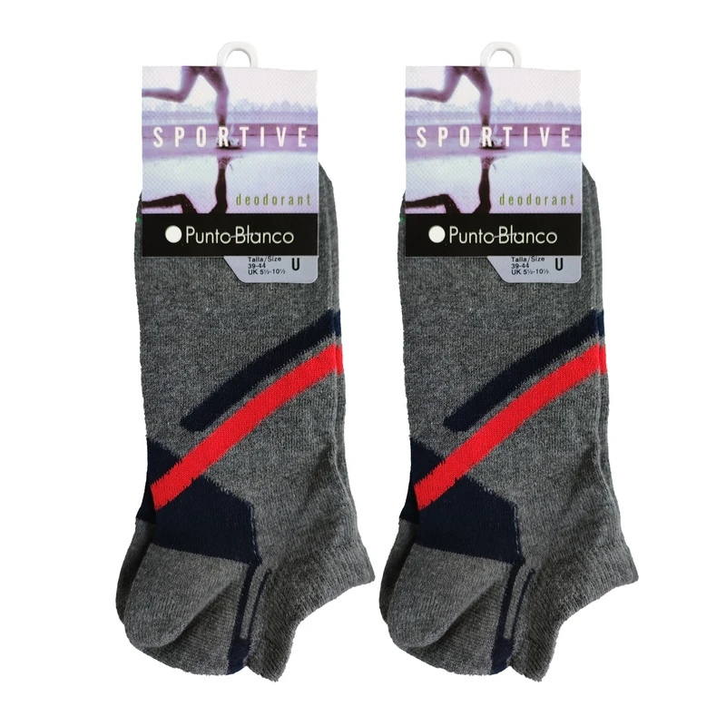 جوراب مردانه پونتو بلانکو مدل کتان اسپرتیو 656-00-74729 بسته دو عددی