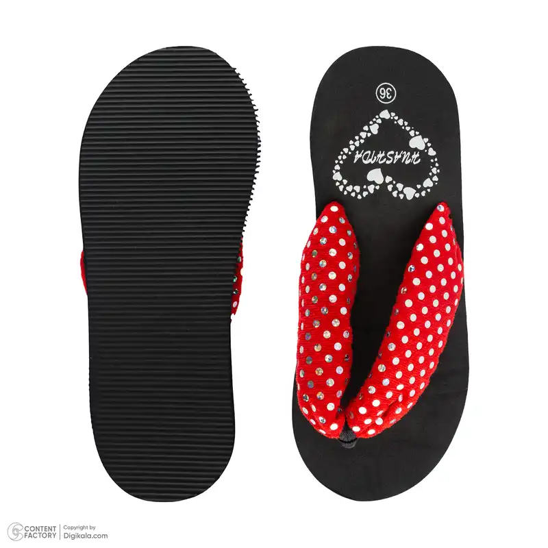 دمپایی لاانگشتی زنانه مدل لژدار