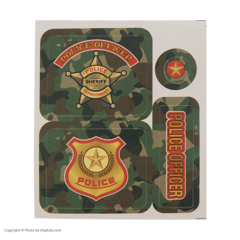 ست تفنگ وبیسیم و دستبند اسباب بازی مدل پلیس