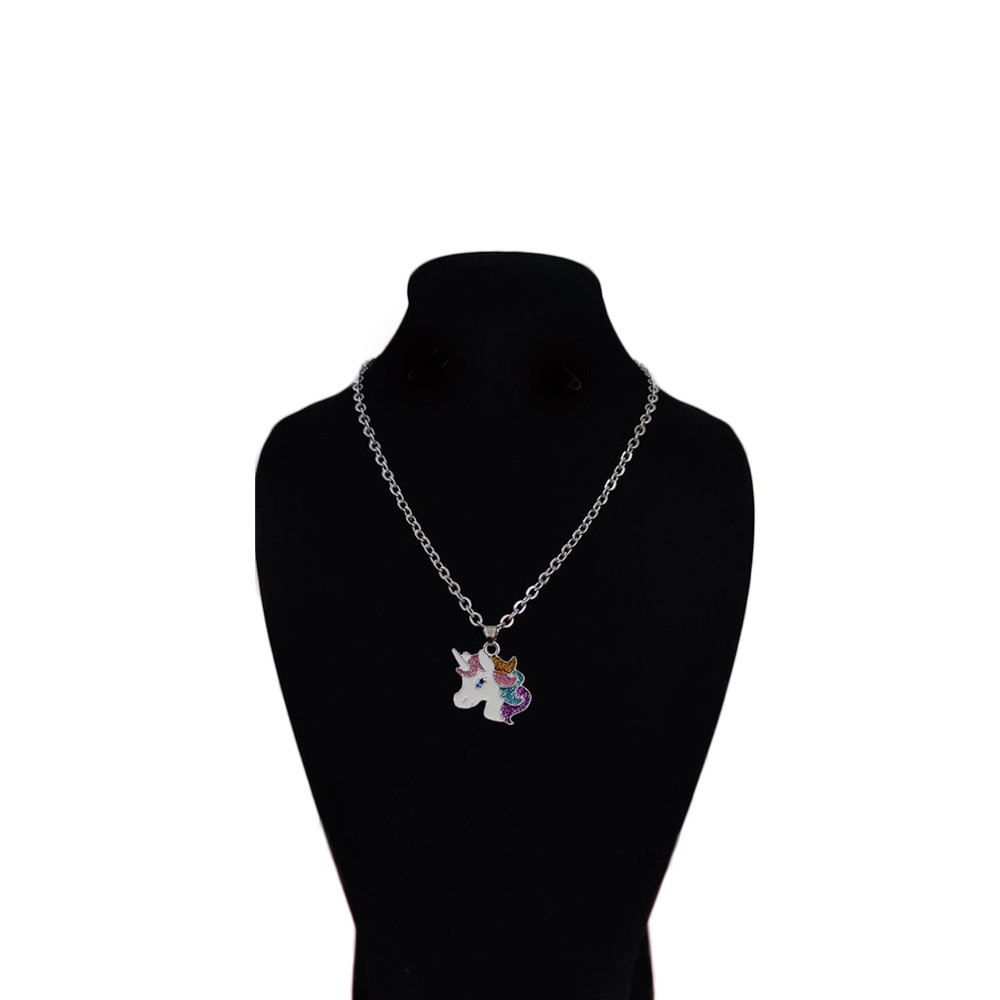 گردنبند دخترانه مدل اسب تک شاخ CH