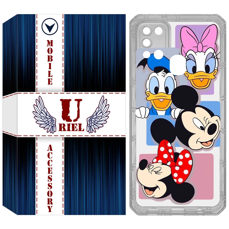 کاور یوریل مدل Clear کد 5 طرح عروسکی مناسب برای گوشی موبایل سامسونگ Galaxy A21S