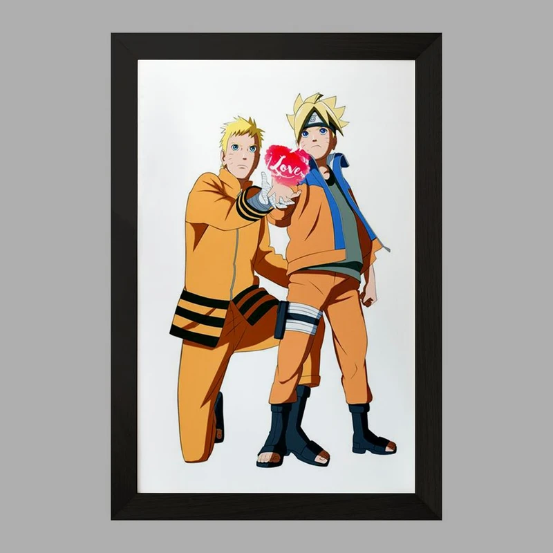 تابلو خندالو مدل بوروتو و ناروتو اوزوماکی انیمه بوروتو Boruto  کد 15742