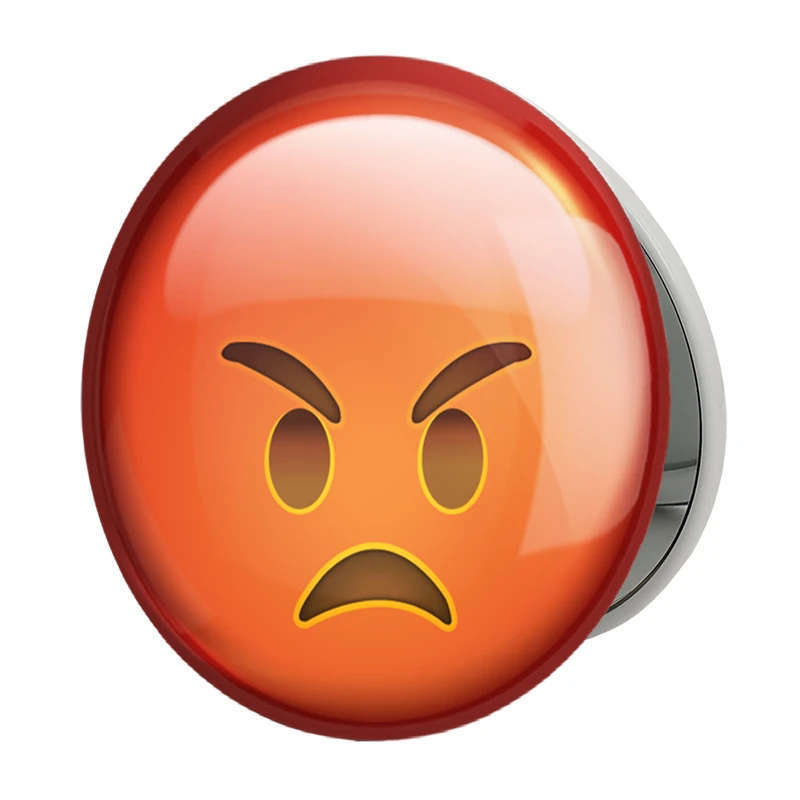 آینه جیبی خندالو طرح ایموجی Emoji مدل تاشو کد 1298 