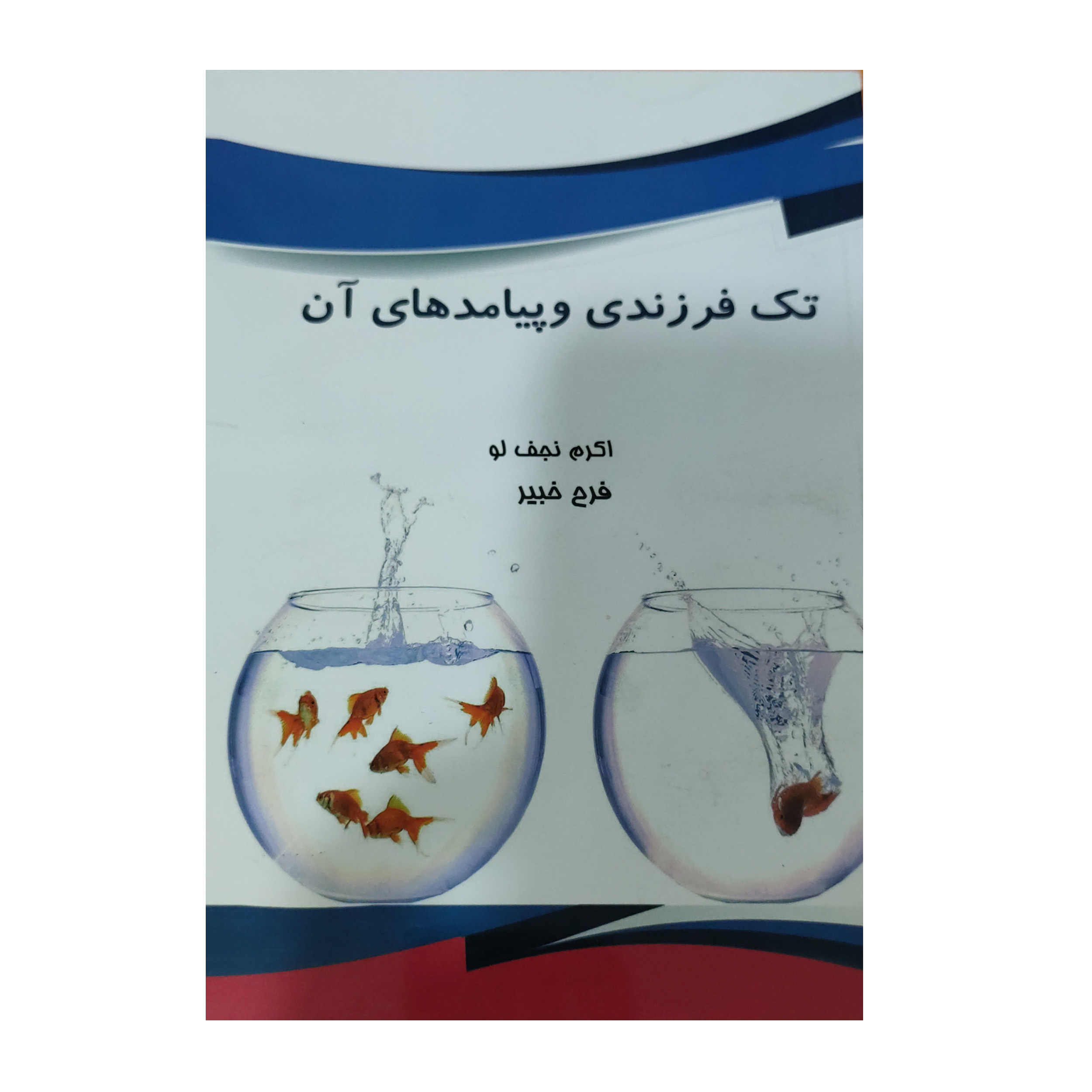 کتاب تک فرزندی و پیامدهای آن اثر اکرم نجف لو و فرح خبیر انتشارات فرهنگ و قلم