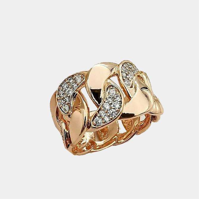 انگشتر زنانه مدل پهن