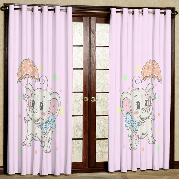 پرده پانچی کد 6214 سایز 280x140 سانتی متر