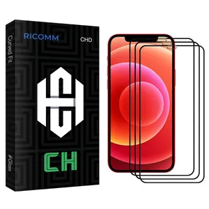 Ricomm CH glass Ceramics Screen Protector For Apple Iphone 12Pro Pack Of 3
