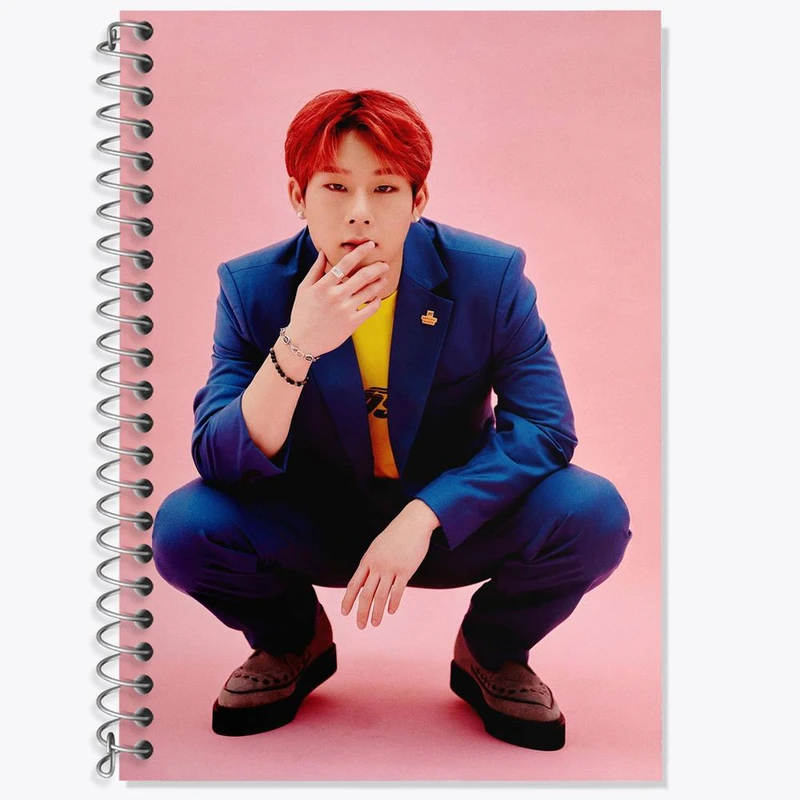 دفتر زبان 50 برگ خندالو مدل سه خط طرح جوهان گروه مانستا اکس MONSTA X کد 12252