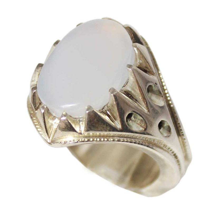 انگشتر نقره مردانه کد 10251 