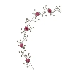 ریسه مو زنانه مدل گل کاغذی