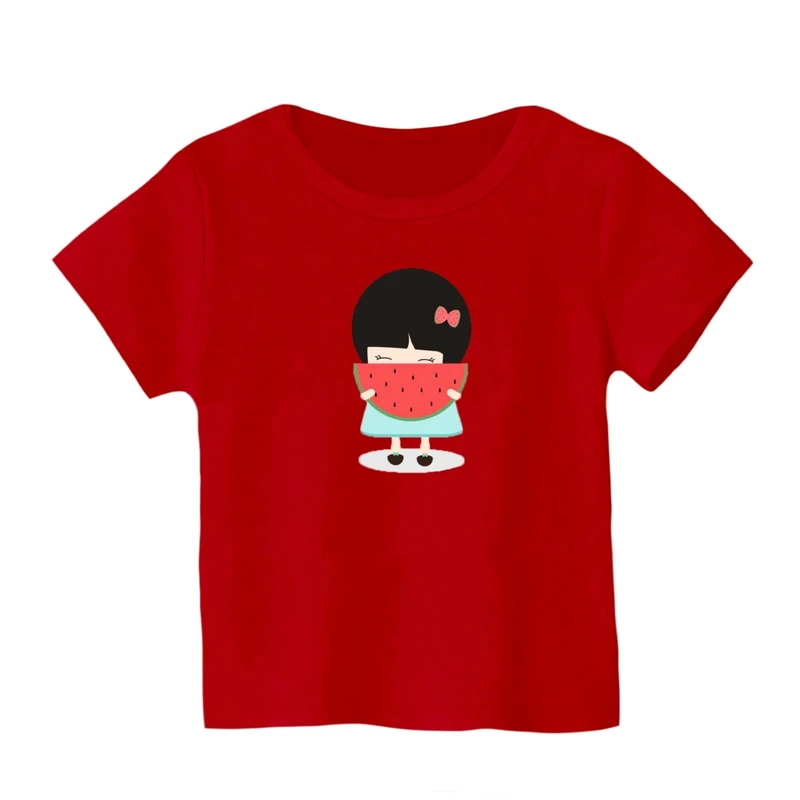 تی شرت آستین کوتاه بچگانه مدل دخترک یلدایی کد 31