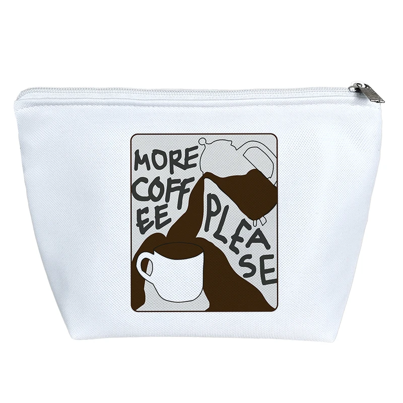 کیف لوازم آرایش دخترانه خندالو مدل قهوه ی بیشتر لطفا کد 10468