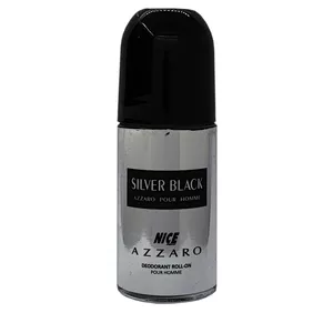 رول ضد تعریق مردانه نایس پاپت مدل Azzaro silver black حجم 60 میلی لیتر