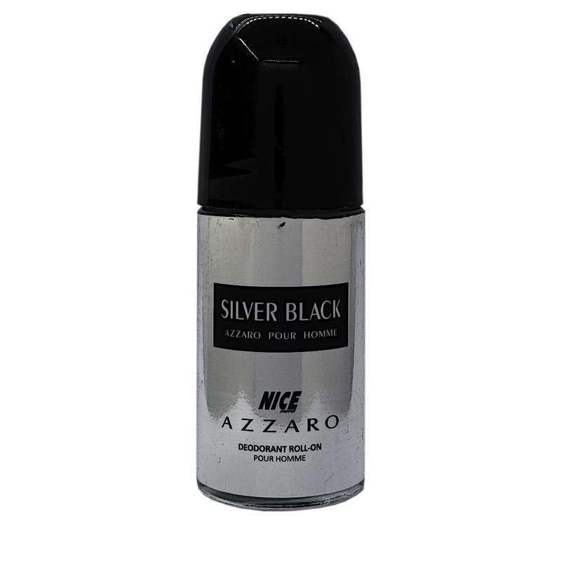 رول ضد تعریق مردانه نایس پاپت مدل Azzaro silver black حجم 60 میلی لیتر رول ضد تعریق مردانه نایس پاپت مدل Azzaro silver black حجم 60 میلی لیتر
