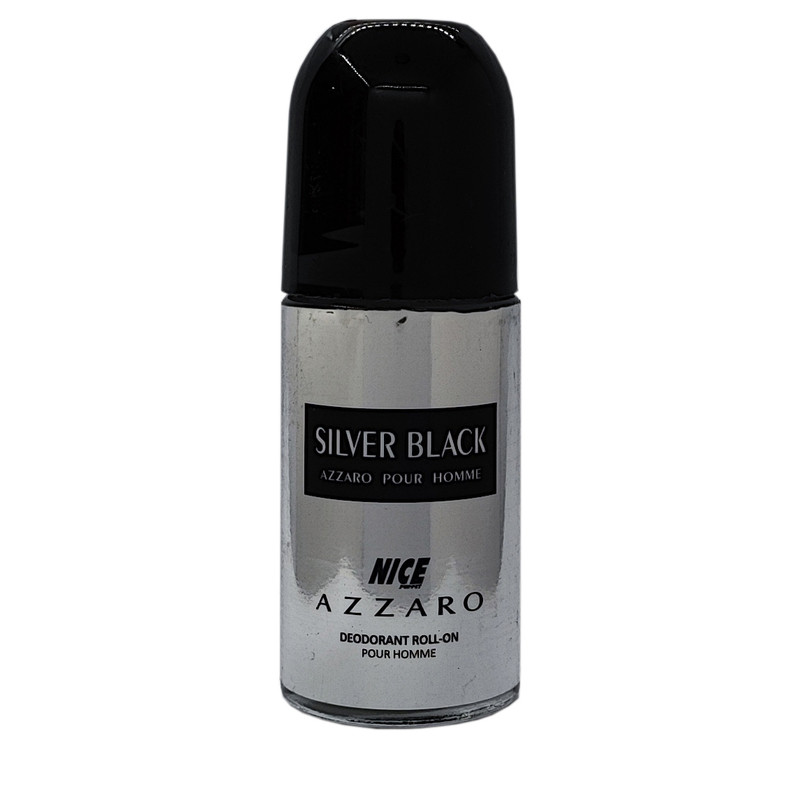 رول ضد تعریق مردانه نایس پاپت مدل Azzaro silver black حجم 60 میلی لیتر رول ضد تعریق مردانه نایس پاپت مدل Azzaro silver black حجم 60 میلی لیتر