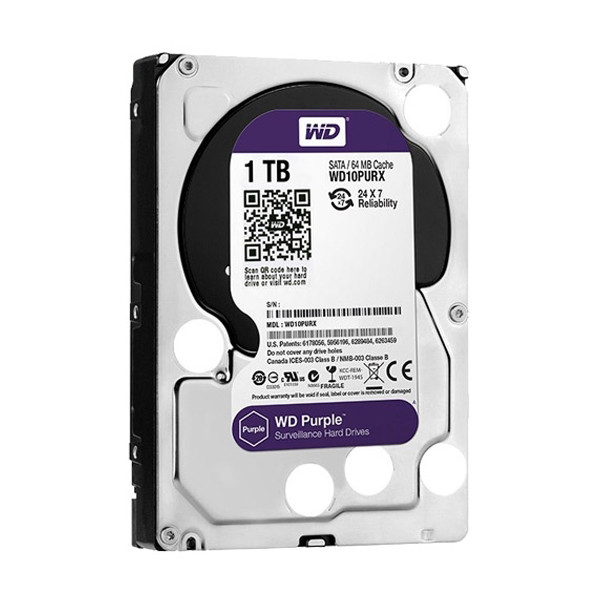 هارددیسک اینترنال وسترن دیجیتال مدل Purple WDF56Z ظرفیت 1 ترابایت