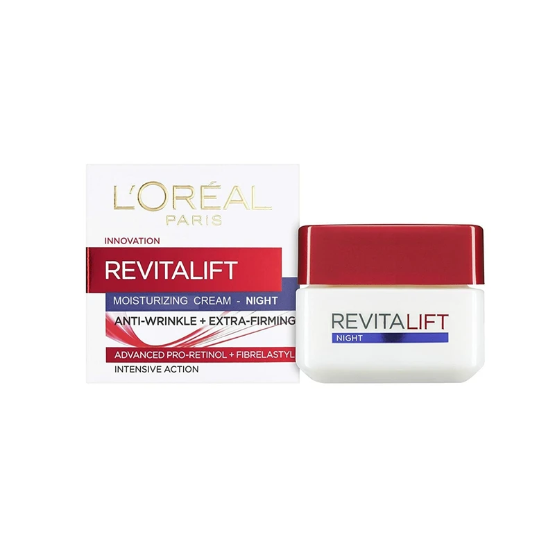 کرم ضد چروک و مرطوب کننده شب لورآل مدل Revitalift حجم 50 میلی لیتر