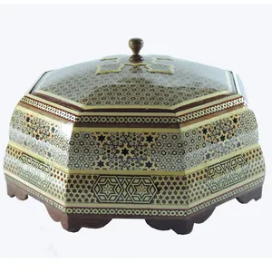 شکلات خوری خاتم کاری مدل رویال کد 1155