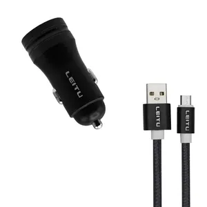 شارژر فندکی 5 وات لیتو مدل LC-C13 به همراه کابل USB-C 