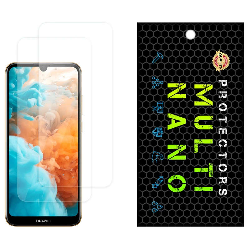 محافظ صفحه نمایش شفاف مولتی نانو مدل X-S2N مناسب برای گوشی موبایل هوآوی Y6 Pro 2019 بسته دو عددی