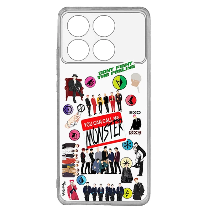 کاور طرح Exo مناسب برای گوشی موبایل شیائومی  Poco X6 Pro 