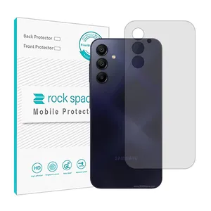Rock space HyGEL model transparent back protector suitable for Samsung Galaxy A15 mobile phone