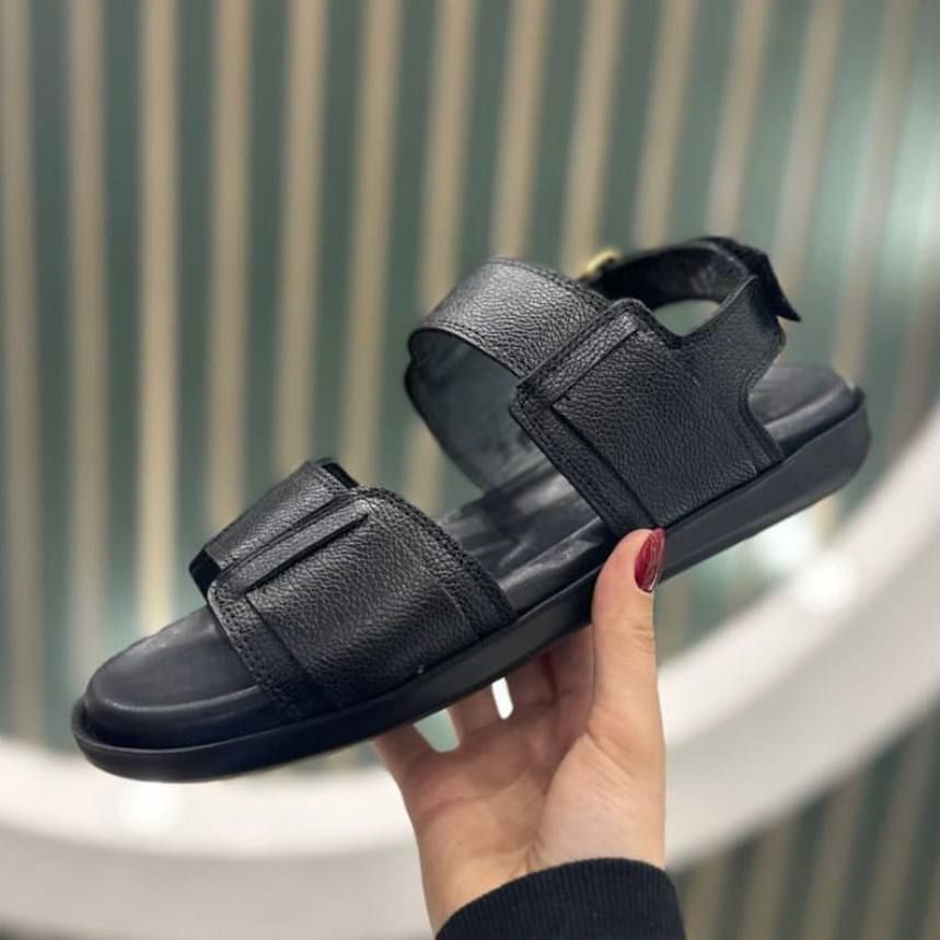 صندل مردانه مدل چرم طبیعی شمس کد Z6 -  - 2