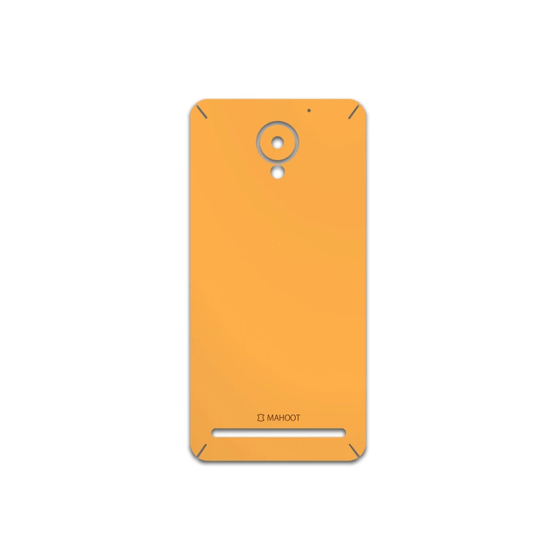 برچسب پوششی ماهوت مدل Matte-Orange مناسب برای گوشی موبایل لنوو Vibe C2