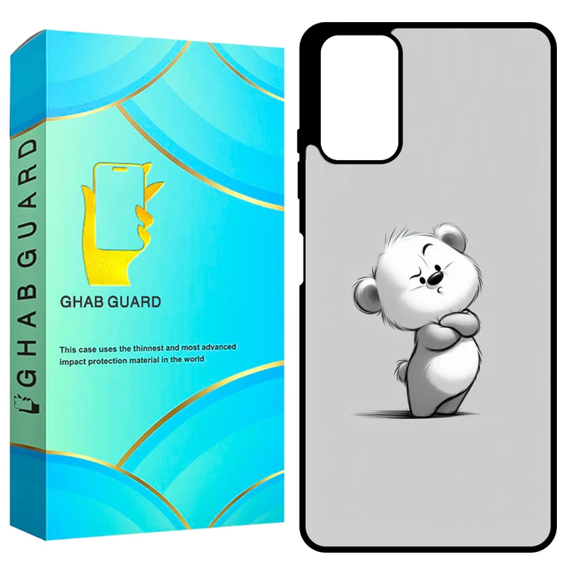 کاور قاب گارد طرح خرس مدل GCHPN10P مناسب برای گوشی موبایل شیائومی Redmi Note 10 Pro / Redmi Note 10 Pro India / Redmi Note 10 Pro Max