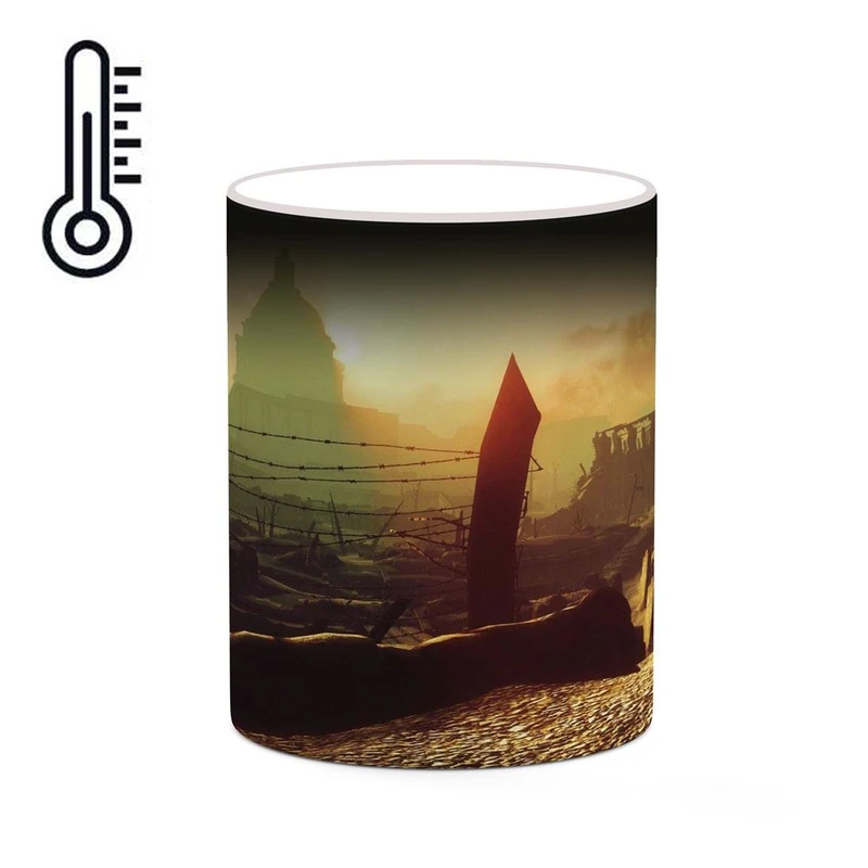 ماگ حرارتی کاکتی مدل بازی Fallout 3 کد mgh28351