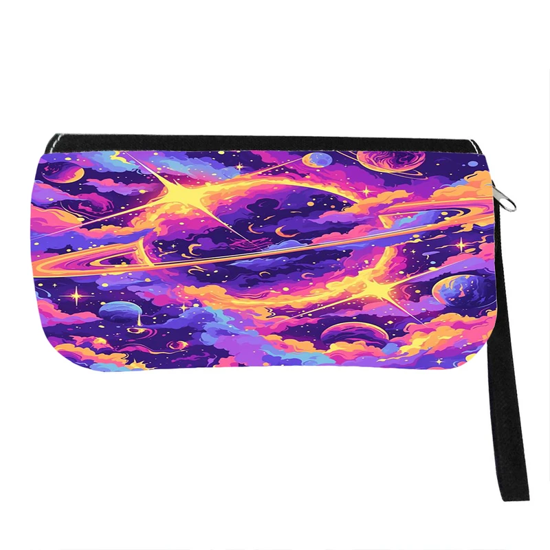 جامدادی پاد آفرین مدل فانتزی طرح آسمان کهکشان ابر ماه کد p1358