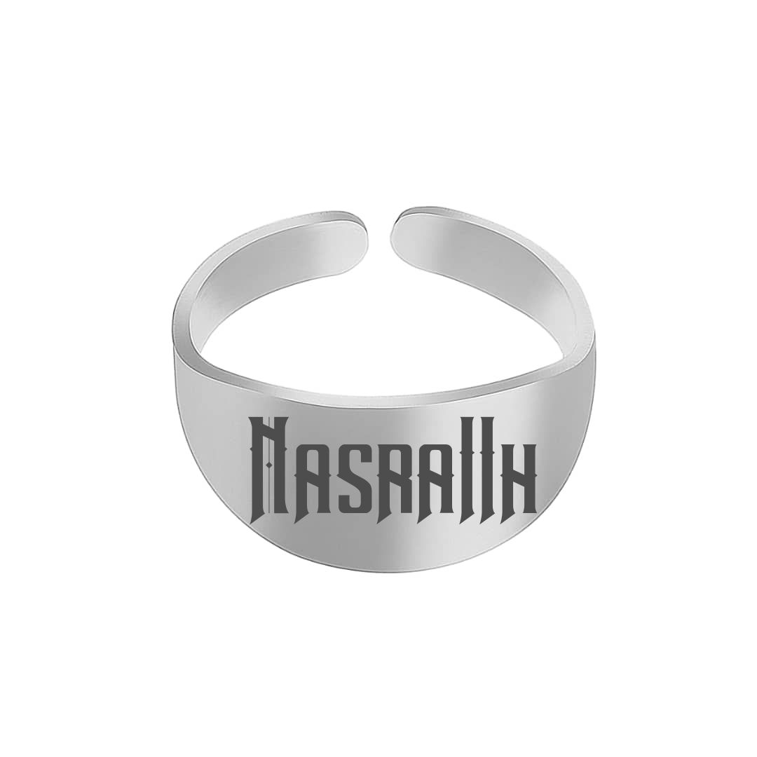 انگشتر نقره مردانه ترمه ۱ مدل نصرالله کد 371 RSIL