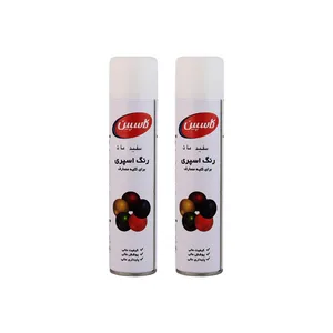 اسپری سفید مات کاسپین مدل Professional حجم 300 میلی لیتر مجموعه 2 عددی 