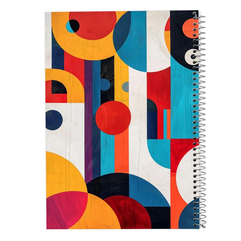 دفتر ژورنال نویسی 50 برگ مدوپد مدل نقطه ای طرح اشکال فانتزی کد DF16054