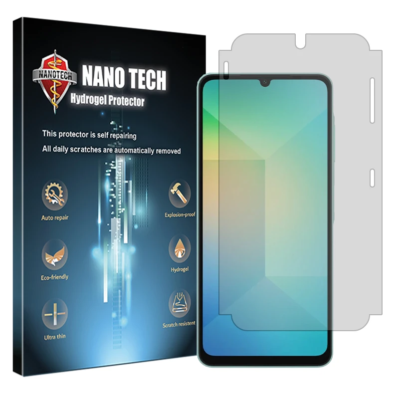 محافظ صفحه نمایش نانو تک مدل شفاف مناسب برای گوشی موبایل سامسونگ Galaxy A06