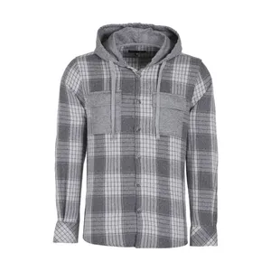 پیراهن آستین بلند مردانه پاتن جامه مدل کلاهدار 102721010270442 