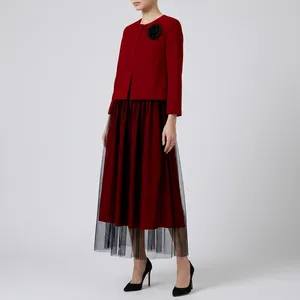 ست کت و دامن رسمی زنانه مدل تورین