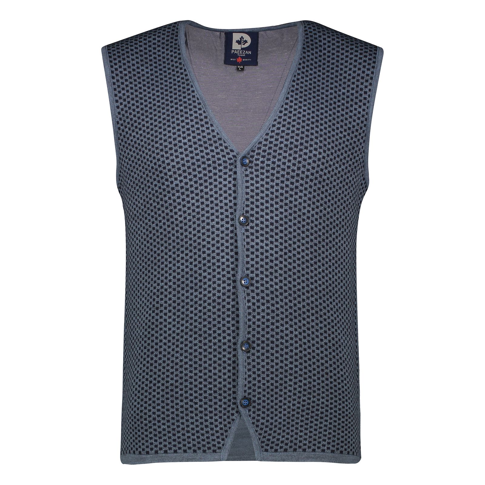 ژیله مردانه تریکو پاییزان مدل J800 رنگ سرمهای -  - 39