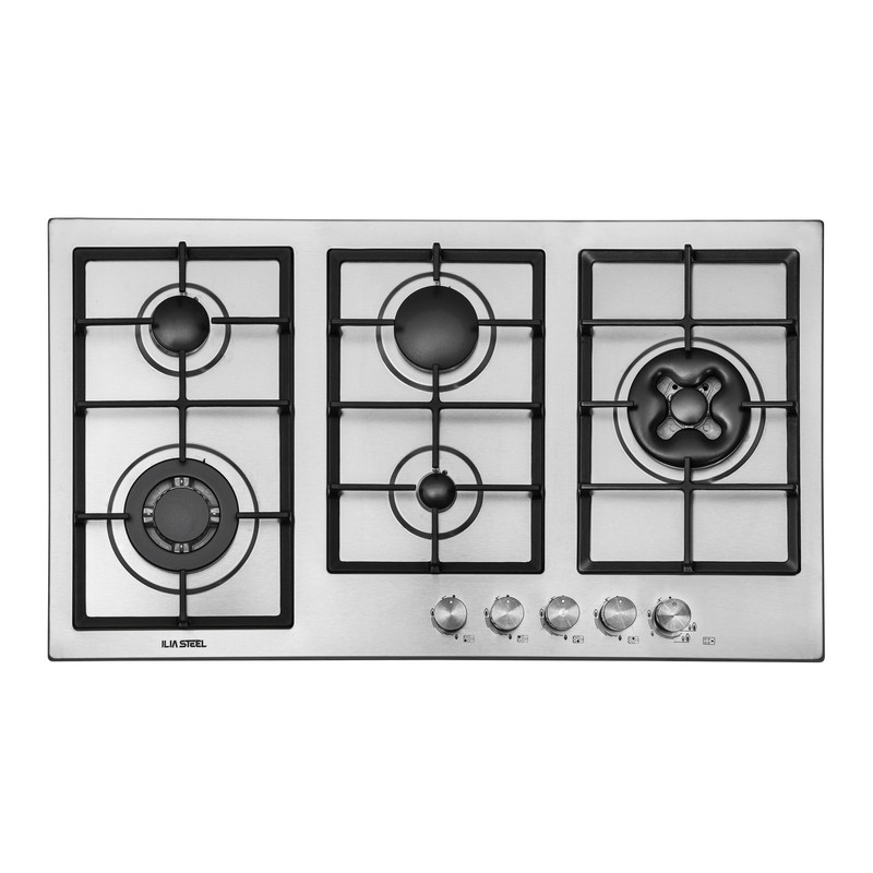 اجاق گاز 5 شعله ایلیا استیل مدل S515