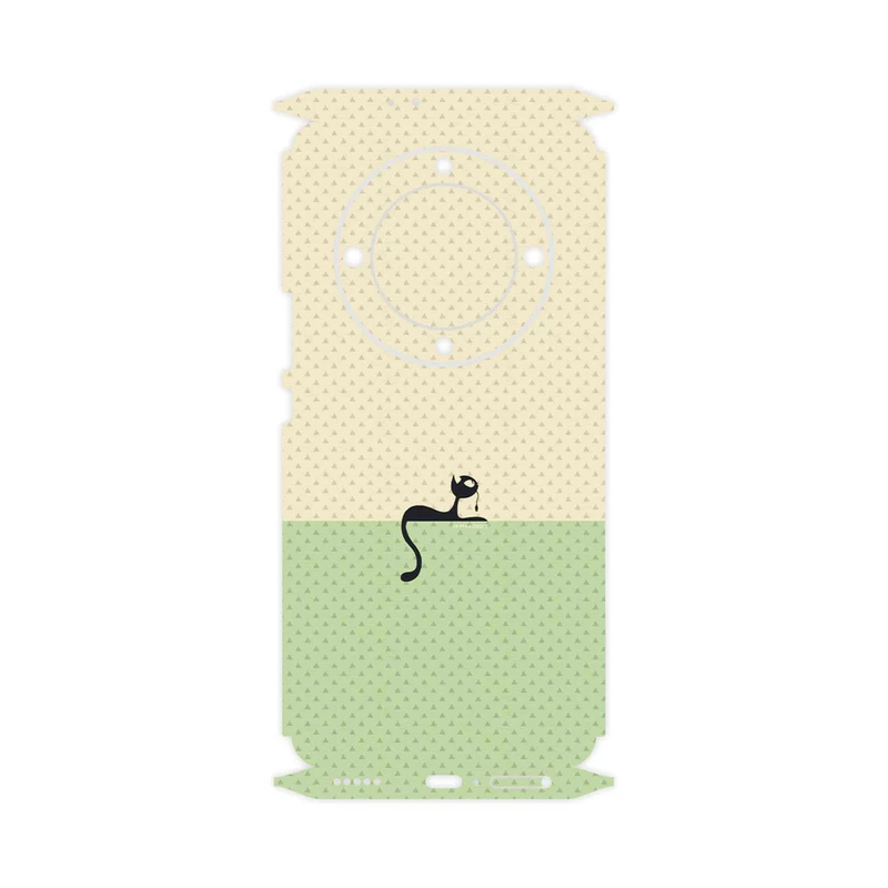 برچسب پوششی ماهوت مدل Minimal Internet Cat Icon-FullSkin مناسب برای گوشی موبایل آنر X9a