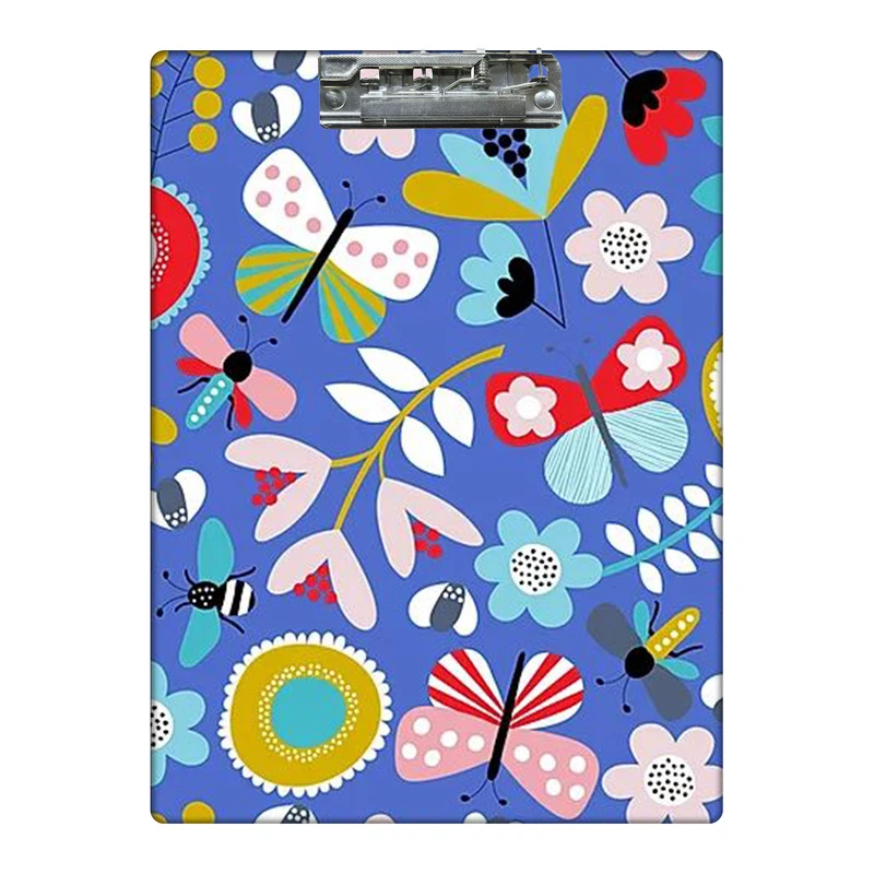 تخته شاسی طرح پترن گل و پروانه کد  2487076 سایز A4