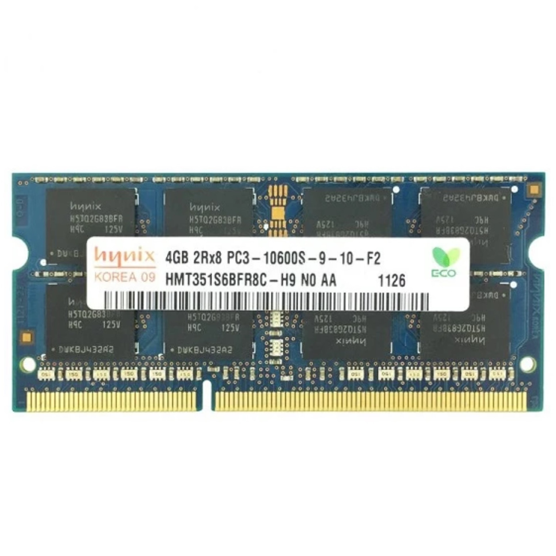 رم لپ تاپ DDR3 تک کاناله 1333 مگاهرتز CL9 هاینیکس مدل PC3-10600s  ظرفیت ۴ گیگابایت
