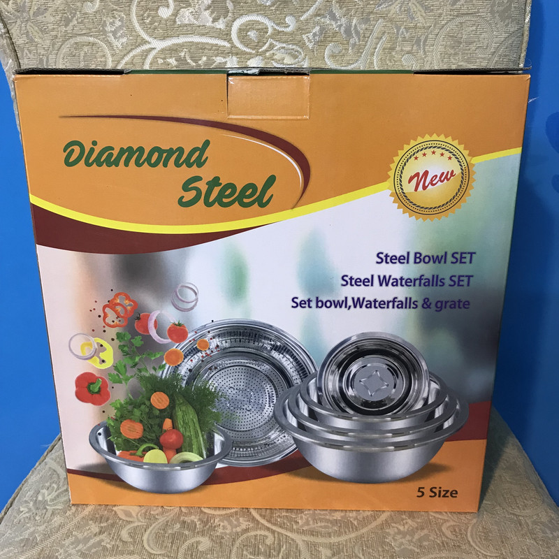 ست لگن کرکماز مدل مقاوم کد 1402 مجموعه 5 عددی