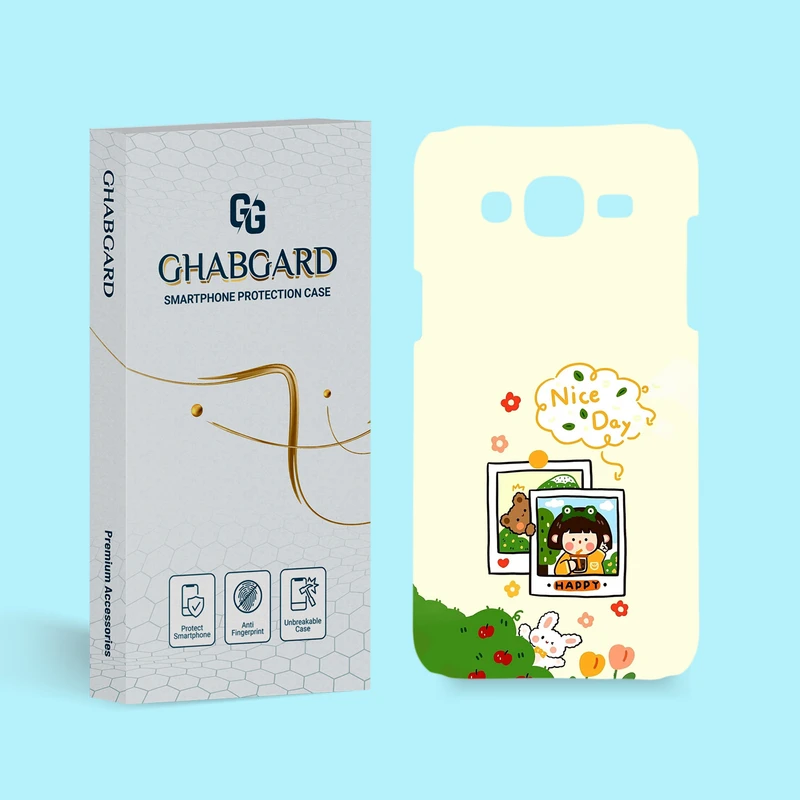 کاور گارد قاب مدل دخترانه مناسب برای گوشی موبایل سامسونگ Galaxy J7 2015 / J700 