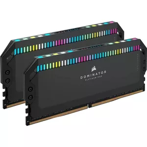 رم دسکتاپ DDR5 دو کاناله 6000 مگاهرتز CL30 کورسیر مدل Dominator Platinum RGB ظرفیت 64 گیگابایت