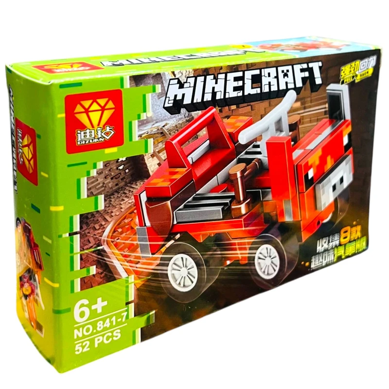 ساختنی 52 تکه  مدل ماشین ماینکرافت کد NO.841-7