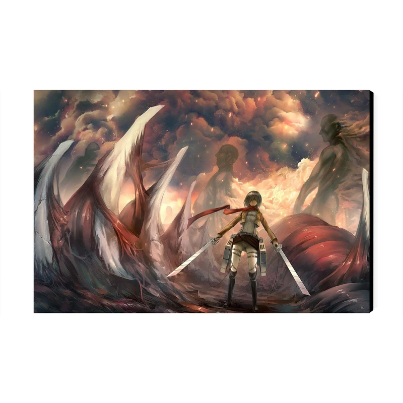 تابلو شاسی عرش مدل فانتری انیمه اتک آن تایتان Attack on Titan کد As2501