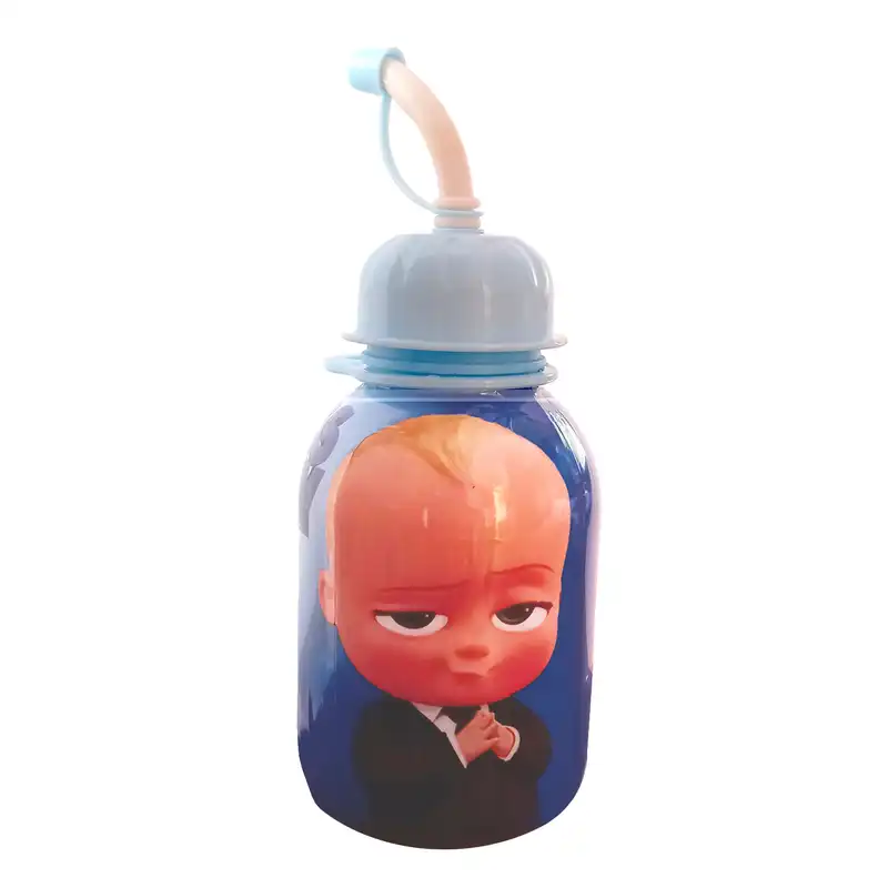 لیوان نی دار کودک مدل BOSS BABY کد 408